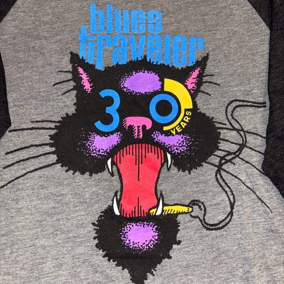 💎RARE💎🆕BLUES TRAVELER 30th Anniversary Tour T-Shirt, Size Unisex Small - Picture 3 of 9